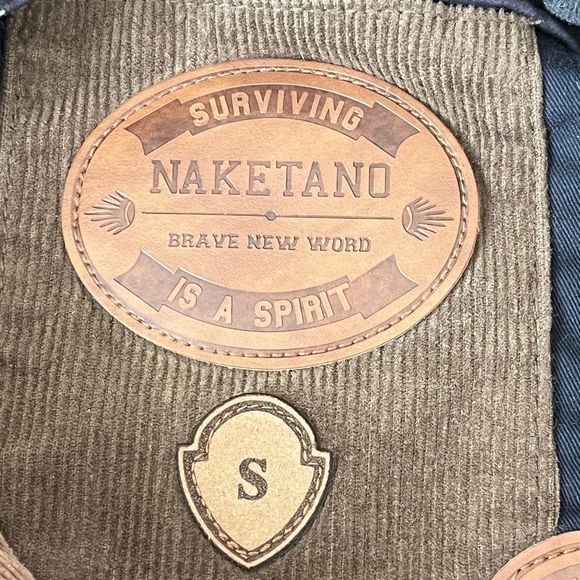 NAKETANO Half Zip Hooded Jacket Bordo Size Womens Small - Picture 14 of 15